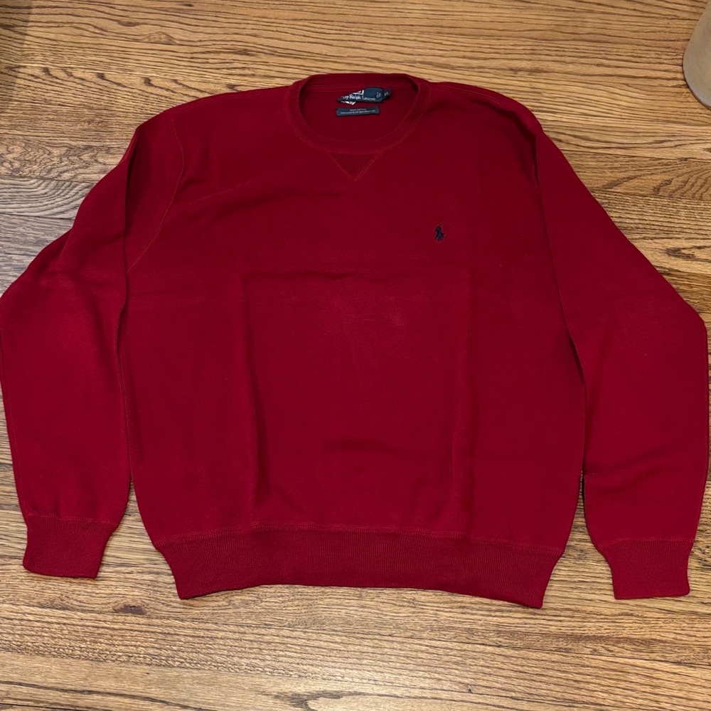 Polo Ralph Lauren Men's Red Sweater XL